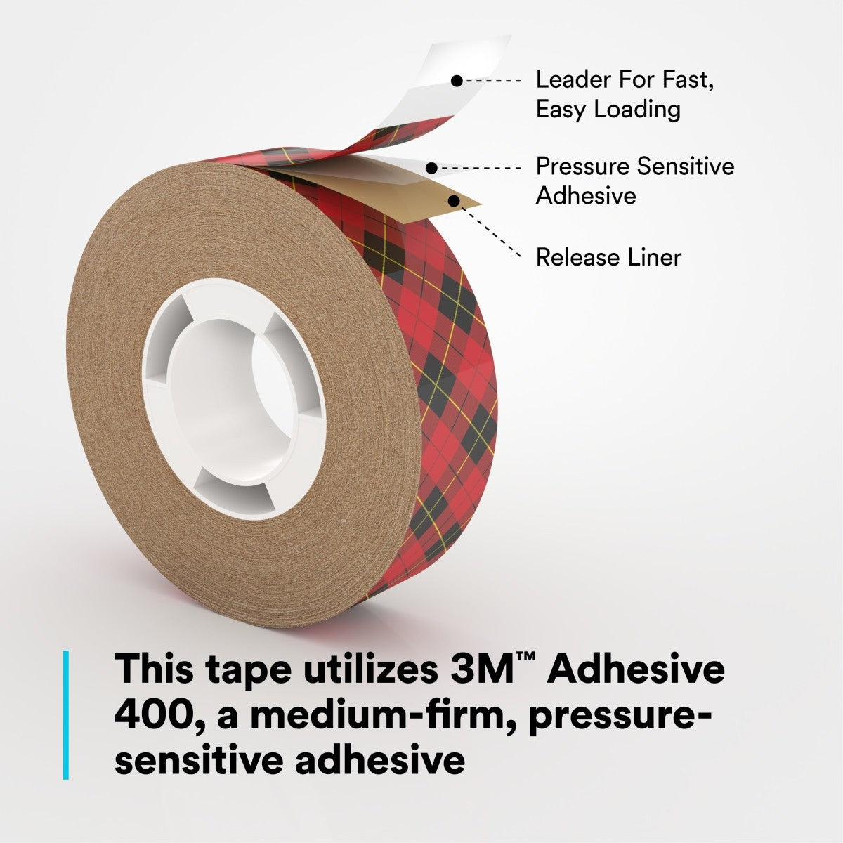 3M 924 Scotch ATG Adhesive Transfer Tape, Clear, 2 mil, 1/4 in x 60 yd (7000144701) (12 Pack) - 6