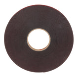 3M 7000144712 VHB Tape 5952 Double-Sided Acrylic Foam Mounting Tape, 3/4 in x 36 yd, 45 mil, Black  - (3Pack) - 7