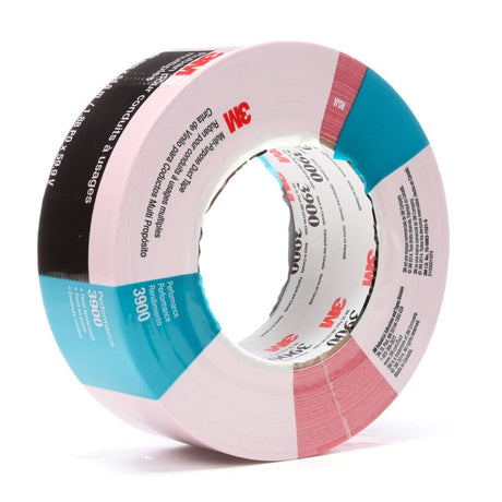 3M 3900 Multi-Purpose Duct Tape, Red, Rubber Adhesive, Water Resistant, 48 mm x 54.8 m, 8.1 mil (7000144749)  - (24Pack) - 6