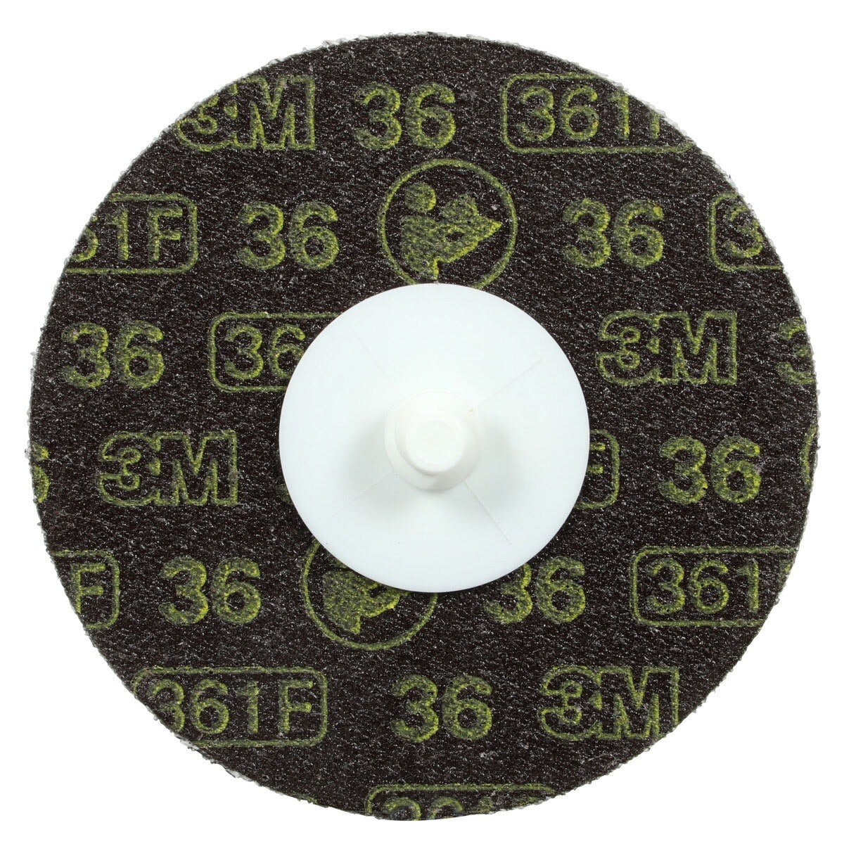 3M 361F Roloc Disc, 36 YF-weight, TR, 4 in, Die R400BB (7000148152) (100 Pack)