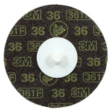3M 361F Roloc Disc, 36 YF-weight, TR, 4 in, Die R400BB (7000148152) (100 Pack)