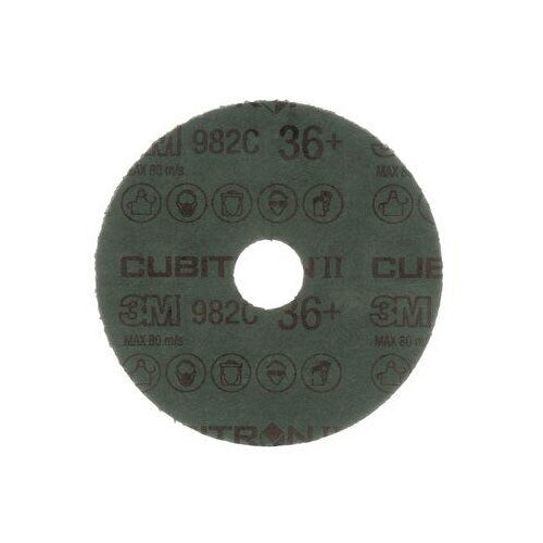 3M 982C Cubitron II 4-1/2" x 7/8" Fibre Disc, 36+ Grit (7000148153) - 2