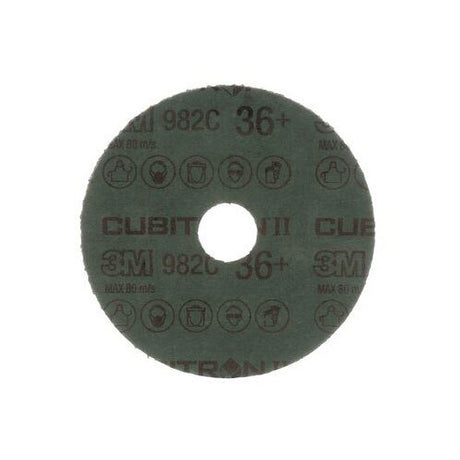 3M 982C Cubitron II 4-1/2" x 7/8" Fibre Disc, 36+ Grit (7000148153) - 2