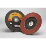 3M 967A Cubitron II Flap Disc, T27, 40+ Grit, Maroon, 7 in x 7/8 in (7000148184) (5 Pack)