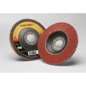 3M 967A Cubitron II Flap Disc , 60+, T29, 4-1/2 in x 7/8 in, Medium Pressure Applications, Light Deburring, Scale Removal, Oxide Removal, Surface Prep (7000148188) (10 Pack)