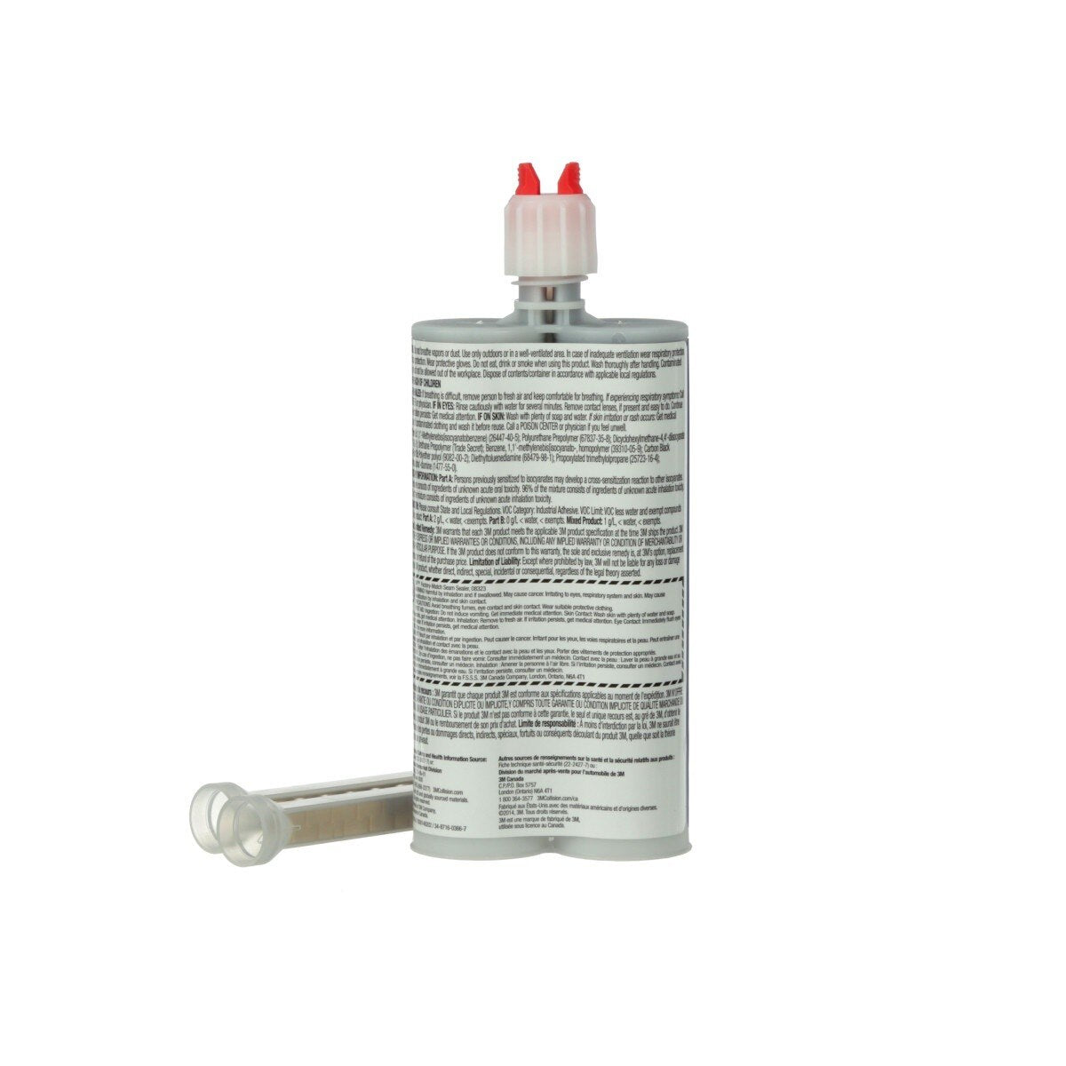 3M Factory-Match Seam Sealer, Two-Part Urethane, Medium/High Viscosity, Black, 200 mL/6.75 fl oz Cartridge (08323) (7000148202)  - (6Pack) - 5