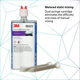 3M Factory-Match Seam Sealer, Two-Part Urethane, Medium/High Viscosity, Black, 200 mL/6.75 fl oz Cartridge (08323) (7000148202)  - (6Pack) - 7