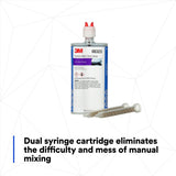 3M Factory-Match Seam Sealer, Two-Part Urethane, Medium/High Viscosity, Black, 200 mL/6.75 fl oz Cartridge (08323) (7000148202)  - (6Pack) - 8