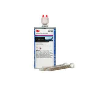 3M 08329 Controlled-Flow Seam Sealer, Solvent Free, Weather Resistant, Urethane, Black, 200 mL/6.75 fl oz Cartridge (7000148203)  - (6Pack)