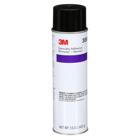 3M 38987 Specialty Adhesive Remover Aerosol, Solvent-Based, Transparent, 15 fl oz Can (7000148208)  - (6Pack) - 2