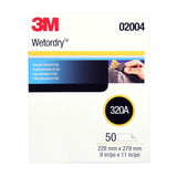 3M 413Q 02004 Wet/Dry Abrasive Sheet, 320 Grit, 9 in x 11 in (7000148222) (250 Pack) - 4