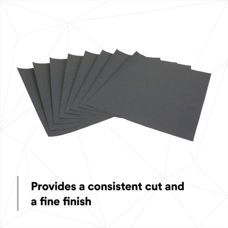 3M 413Q 02004 Wet/Dry Abrasive Sheet, 320 Grit, 9 in x 11 in (7000148222) (250 Pack) - 10