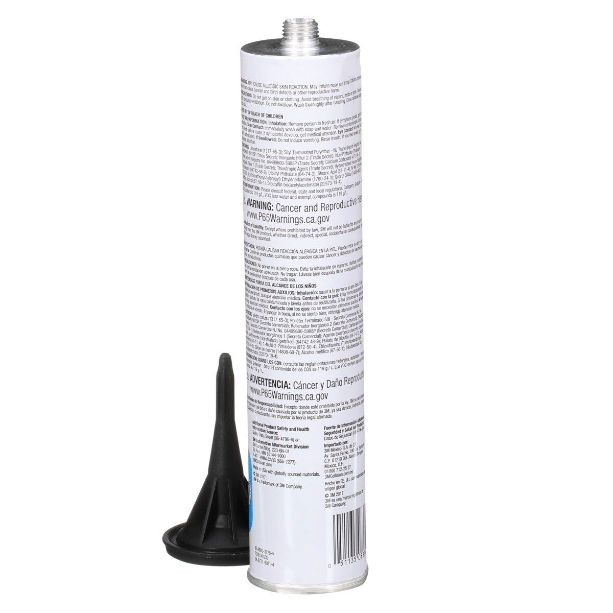 3M 08374 MSP Sprayable Seam Sealer, Gray, 10.5 FL OZ Cartridge (7000148239)  - (6Pack) - 4