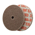 3M XL-UW Scotch-Brite EXL Unitized Wheel 6A Medium Aluminum Oxide 2 in x 1/4 in x 1/4 in 16100 RPM (7000148251) (60 Pack)