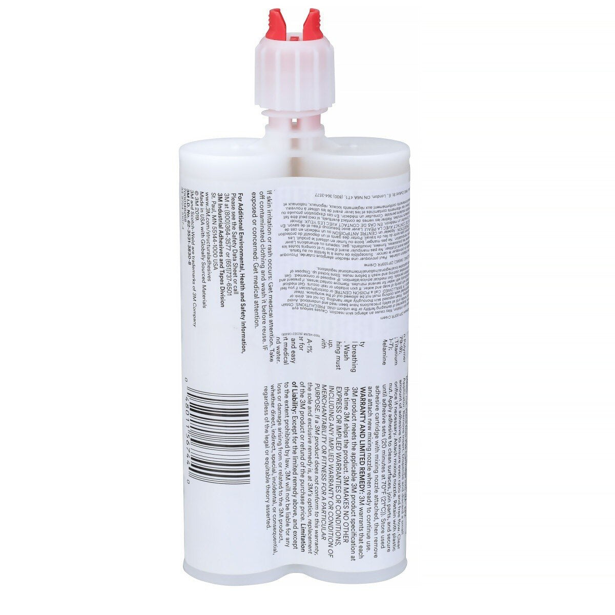 3M DP100FR Epoxy Adhesive, Flame Retardant, Cream, 200 mL Duo-Pak Cartridge (100FR) (7000148268)  - (12Pack) - 8
