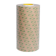 3M 467MP Adhesive Transfer Tape, Clear, 12 in x 180 yd, 2 mil (7000148371)