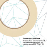 3M 2308 Masking Tape , Tan, 48 mm x 55 m, 5.3 mil (7000148381) (24 Pack) - 4