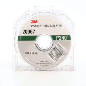 3M 314D Portable Utility Cloth, P240 J-weight, 1 in x 20 yd (7010290604)  - (5Pack)