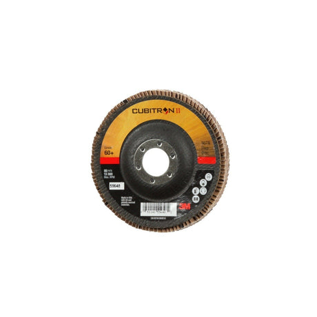 3M 967A Cubitron II Flap Disc, 60+, T29, Maroon, 4-1/2 in x 7/8 in, Giant (7010292540) (10 Pack) - 4