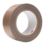 3M 45637 General Purpose PTFE Glass Cloth Tape, Silicone Adhesive, Light Brown, 2 in x 36 yd, 6.8 mil (5153) (7010292978)  - (24Pack)