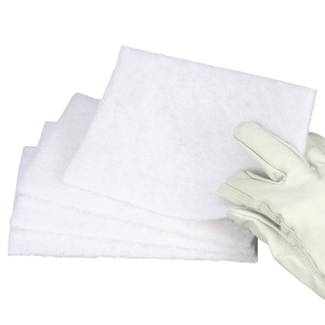 3M HP-HP 7445 Scotch-Brite Light Cleansing Hand Pad, Super Fine, White, 6 in x 9 in, for vinyl, porcelain, plastic, metal (7010294912) (3200 Pack) - 9