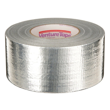 3M 1502 Venture Tape Metallized Cloth Duct Tape, Silver, 72 mm x 55 m (2.83 in x 60.1 yd) (7010296281) (432 Pack) - 4