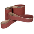 3M 384F Cubitron II Cloth Belt, Aluminum Oxide 120+ XF Weight, 1/2 in x 18 in, Fabri-lok, Single-flex, Maroon (7010299102) (200 Pack)
