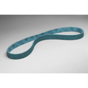 3M Scotch-Brite SC-BL Surface Conditioning Low Stretch Belt, Aluminum Oxide Very Fine, Blue, 1 in x 30 in (7010299311) (10 Pack)