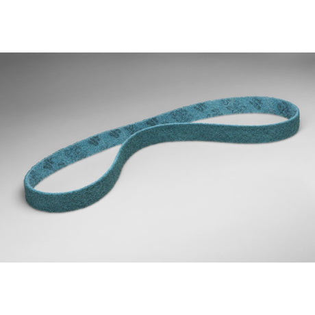 3M Scotch-Brite SC-BL Surface Conditioning Low Stretch Belt, Aluminum Oxide Very Fine, Blue, 1 in x 30 in (7010299311) (10 Pack)