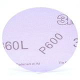 3M 360L Hookit Film Disc, P600, 5 in x NH, D/F 5HL, Die 500FH (7010299936) (500 Pack)