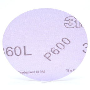 3M 360L Hookit Film Disc, P600, 5 in x NH, D/F 5HL, Die 500FH (7010299936) (500 Pack)