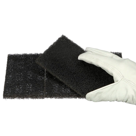 3M 7446 Scotch-Brite Blending Hand Pad, SiC Medium, Gray, 3-1/2 in x 7 in (7010300875) (800 Pack) - 5