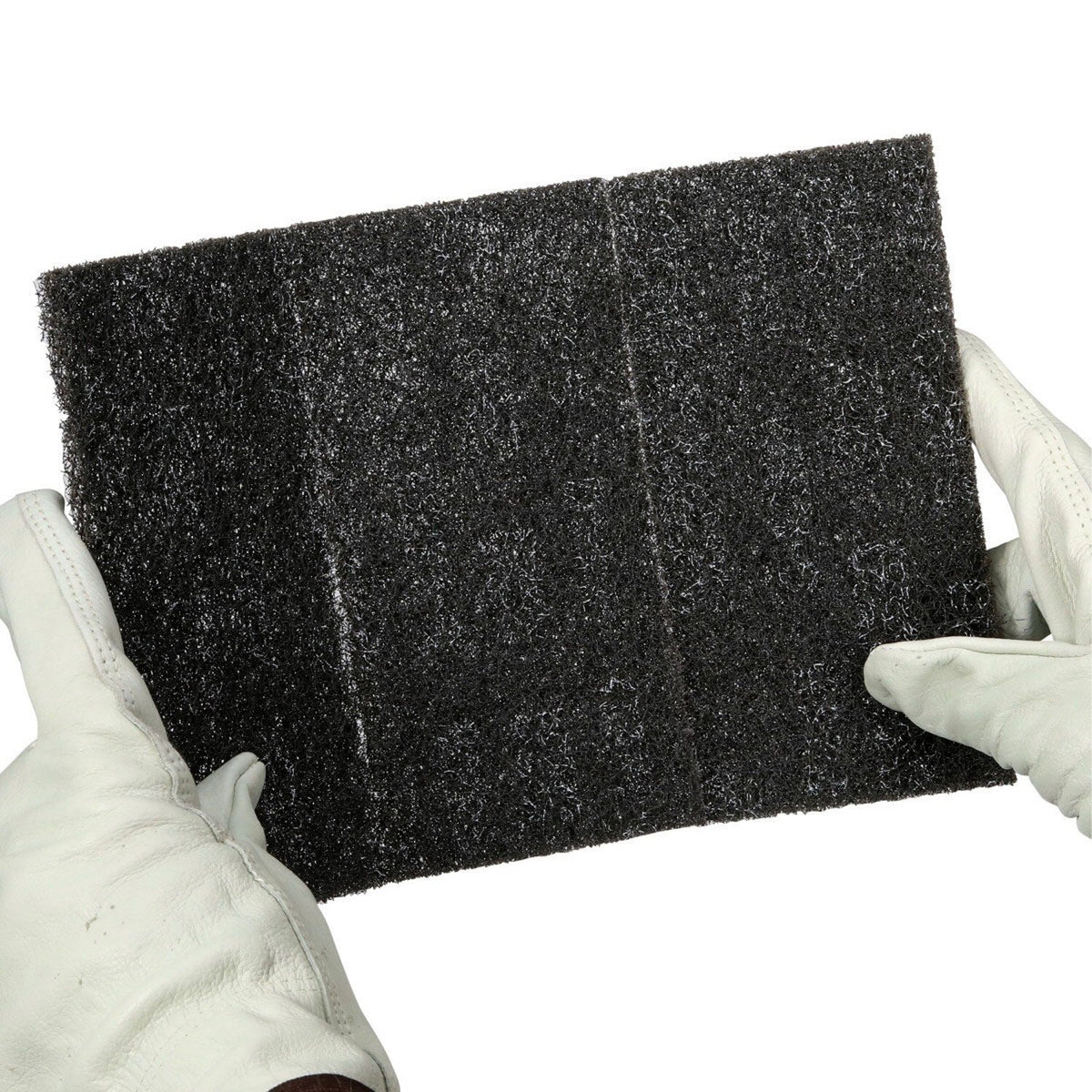 3M 7446 Scotch-Brite Blending Hand Pad, SiC Medium, Gray, 3-1/2 in x 7 in (7010300875) (800 Pack) - 6