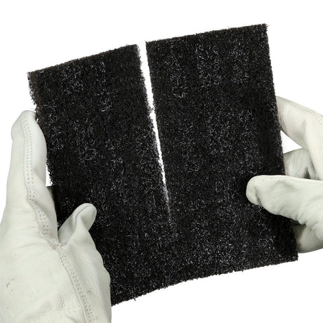 3M 7446 Scotch-Brite Blending Hand Pad, SiC Medium, Gray, 3-1/2 in x 7 in (7010300875) (800 Pack) - 7