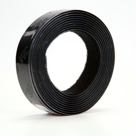 3M Hook/Loop Fastener, Black, 1 in x 10 ft (TB3571/TB3572) (7010302387)  - (8Pack) - 2