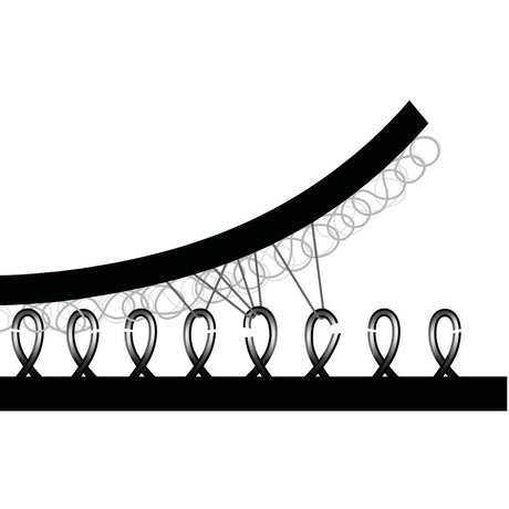 3M Hook/Loop Fastener, Black, 1 in x 10 ft (TB3571/TB3572) (7010302387)  - (8Pack) - 3