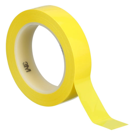3M 483 Polyethylene Tape Yellow 1 in x 36 yd 5.0 mil (7010302434)  - (36Pack) - 5