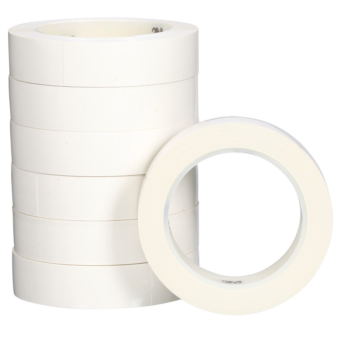 3M 483 Polyethylene Tape, White, 1 in x 36 yd, 5.0 mil, Individually Wrapped Conveniently Packaged (7010302435)  - (36Pack) - 5