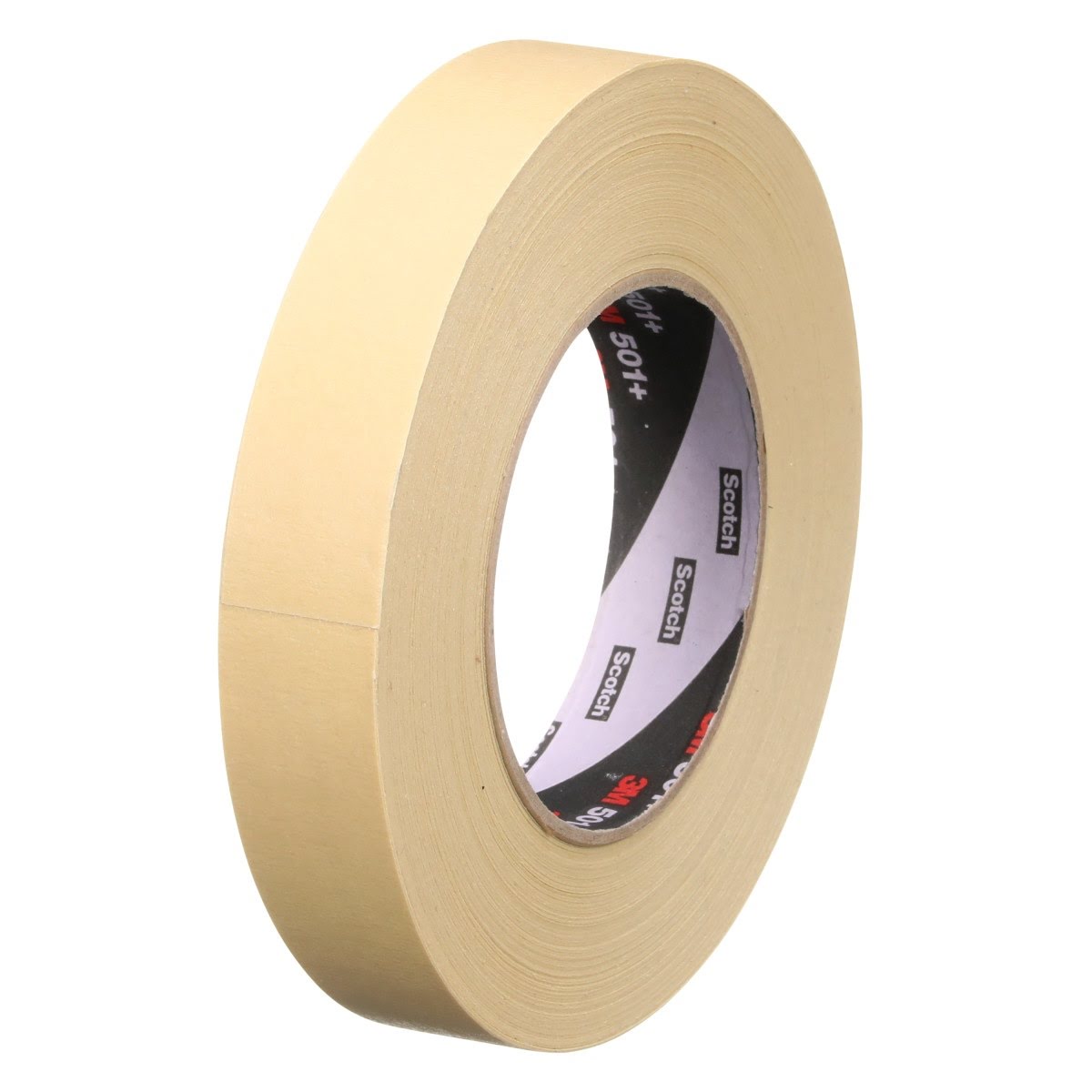 3M 501+ 501+ IW Scotch Specialty High Temperature Masking Tape, Tan, 24 mm x 55 m (7010302439)  - (36Pack)