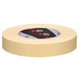 3M 501+ 501+ IW Scotch Specialty High Temperature Masking Tape, Tan, 24 mm x 55 m (7010302439)  - (36Pack) - 5