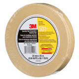 3M 501+ 501+ IW Scotch Specialty High Temperature Masking Tape, Tan, 24 mm x 55 m (7010302439)  - (36Pack) - 9