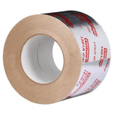 3M 1581A UL181A-P Aluminum Foil Tape, Natural Aluminum, Rigid/Flexible Duct Seaming, Cold Weather Adhesion, 3-7/8 in x 60 yd, 2 mil (7010302857)  - (12Pack) - 3
