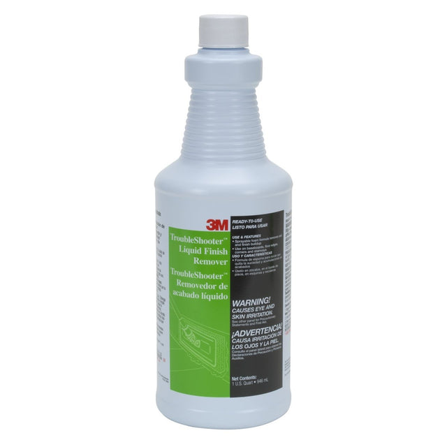 3M TroubleShooter Liquid Finish Remover Ready to Use Floor Stripper 1 qt (7010303542)  - (6Pack)