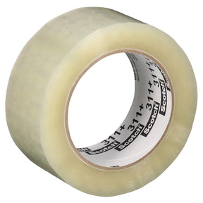 3M 311+ Scotch High Tack Box Sealing Tape, Clear, 48 mm x 100 m (7010306820) (36 Pack)