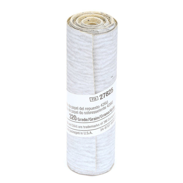 3M 426U Stikit Paper Refill Roll, 320 Grit, A-weight, 3-1/4 in x 100 in (7010308160) (50 Pack)