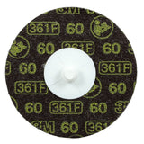 3M 361F Roloc Disc, 60 YF-weight, TR, 4 in, Die R400BB (7010308442) (100 Pack) - 2
