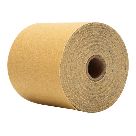 3M 216U 02689 Stikit Gold Abrasive Sheet Roll, PSA, Aluminum Oxide, P400, 4-1/2 in x 25 yd (7010308754) (6 Pack)