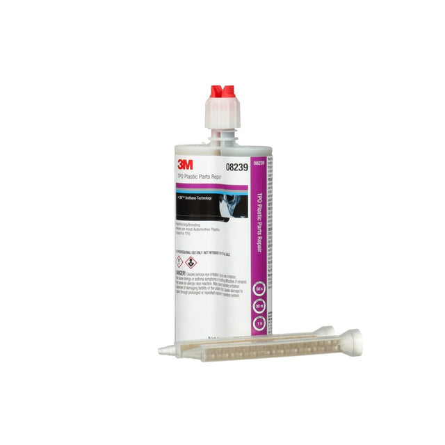 3M TPO Plastic Parts Repair Two Part Urethane Adhesive Black 200 mL (08239) (7010308779)  - (6Pack)