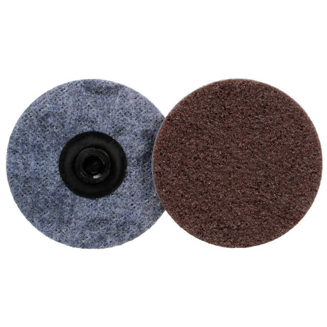 3M SE-DS Scotch-Brite Roloc Surface Conditioning Disc, TS, Aluminum Oxide Coarse, Brown, 3 in (7010309372) (100 Pack)