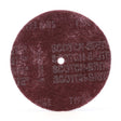 3M HS-DC Scotch-Brite High Strength Disc AO Very Fine Maroon 8 in x 7/8 in (7010309503) (50 Pack)